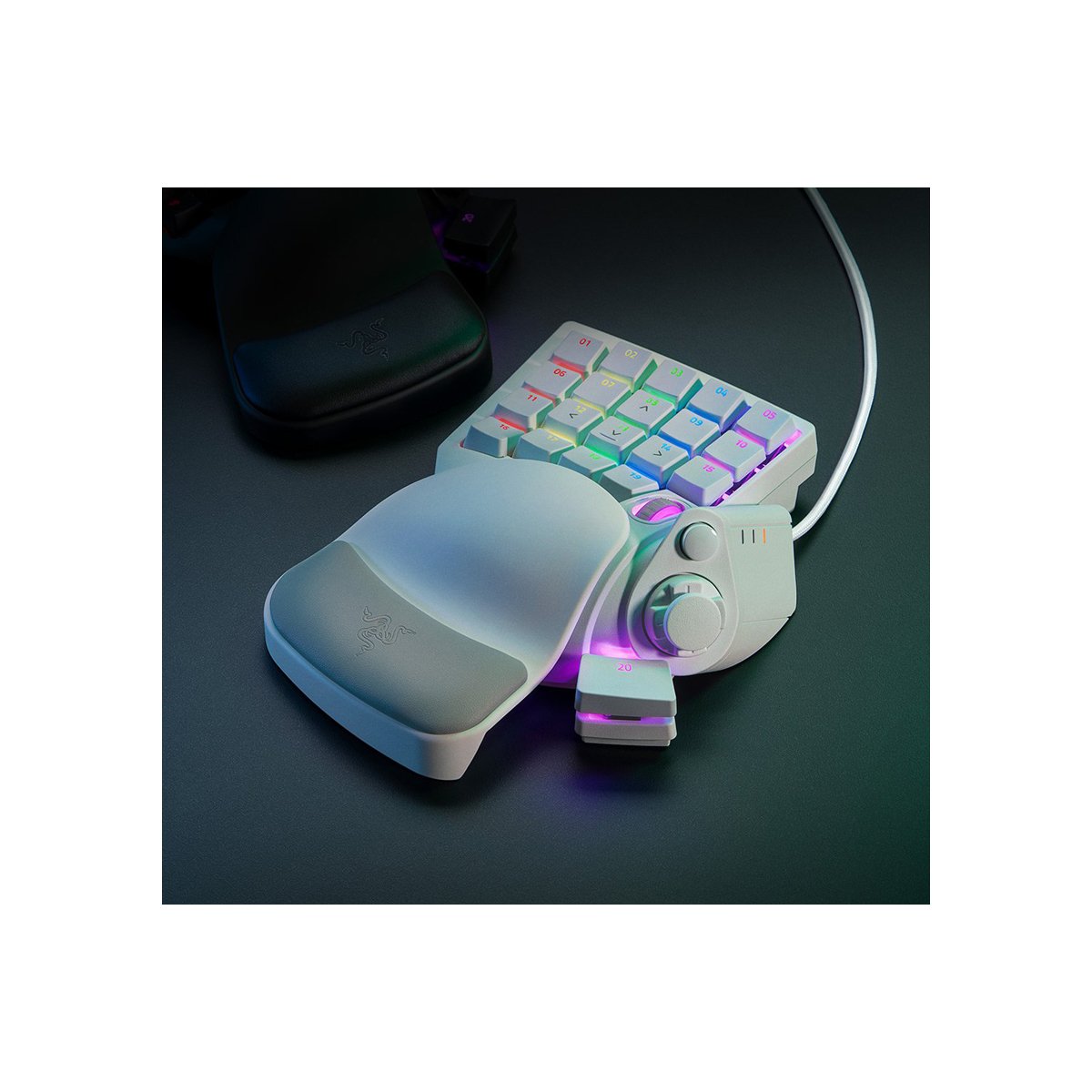 Razer Tartarus Pro Mercury White 美品 Razer Tartarus Pro Gaming Keypad White – Analog Optical