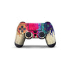 4PCS Vinyl Decal Skin Sticker Cover for PS4 Controller - Graffiti/Skull Designed/Starry/Green Leaves/Nebula/Colorful