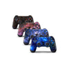 4PCS Vinyl Decal Skin Sticker Cover for PS4 Controller - Graffiti/Skull Designed/Starry/Green Leaves/Nebula/Colorful