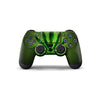 4PCS Vinyl Decal Skin Sticker Cover for PS4 Controller - Graffiti/Skull Designed/Starry/Green Leaves/Nebula/Colorful