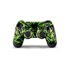 4PCS Vinyl Decal Skin Sticker Cover for PS4 Controller - Graffiti/Skull Designed/Starry/Green Leaves/Nebula/Colorful