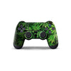 4PCS Vinyl Decal Skin Sticker Cover for PS4 Controller - Graffiti/Skull Designed/Starry/Green Leaves/Nebula/Colorful