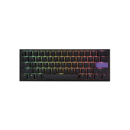 Ducky One 2 Mini Black Top - Cherry Blue