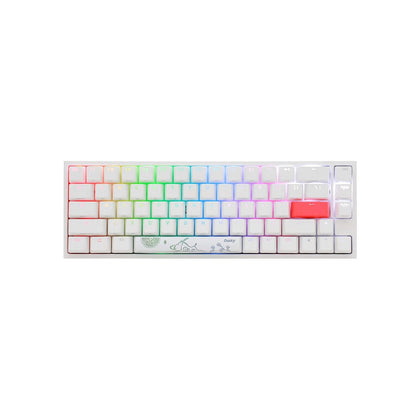 Ducky One 2 SF White RGB Mechanical Keyboard-Cherry Silver Switch