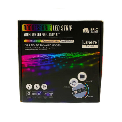 Epic Gamers Addressable RGB LED Strip V2 - 5 Meters